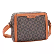 Bolsa Chenson Feminina Pequena Transversal Ombro 84077 Cor Café