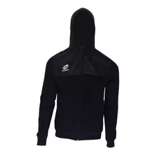 Campera Deportiva Lotto Hombre Semi Impermeable Capucha