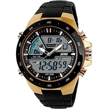 Reloj Digital Para Hombre Carrie Hughes 50 M Impermeable Gra