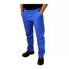 Calça Brim Azul Pedreiro Pintor Eletrecista Encanador Epis.