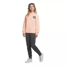 Conjunto Teen Amora Blusa E Calça Moletom Peluciado - Neon