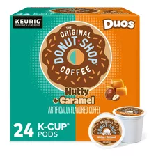 Keurig Café Donut Shop Nuez Y Caramelo K-cup 24 Pods (medio