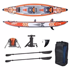 Kayak Rio Laguna Inflable Zray Drift 2 Personas #37641 Full