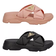 Sandalia Duo Mujer Hr B5021 Playa Alberca Huaraches 2pack