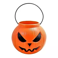 2 Balde Abóbora Grande Decoração Halloween Promoção Full