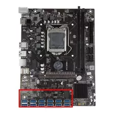Mother Pci Express X12 Placas + Cpu Intel 7ma B250 Mineria