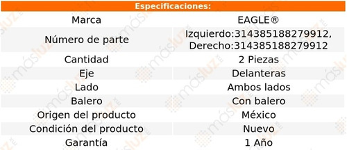 Kit 2 Bases Para Amortiguador Del Escape 4 Cil 2.3l 05/08 Foto 2