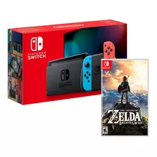 Nueva Consola Nintendo Switch 2019 + Juego Zelda Botw