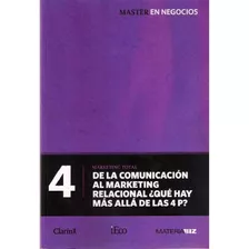 Master En Negocios Marketing Total Tomo 4 - Vv Aa - Negocios