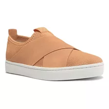 Tênis Arezzo Slip On Tecido Elásticos