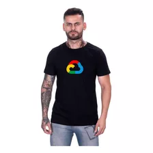 Camiseta Camisa Google Cloud Logo Internet Nerd Maps Trends