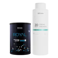 Pó Descolorante Azul Doha + Ox 20 Volumes Royal Fantasie