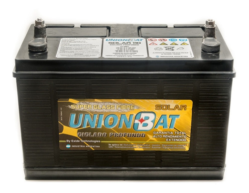 Bateria Solar 12x110 Union Bat Ciclo Profundo Estacionaria .