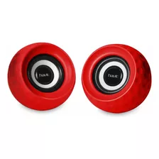 Mini Parlantes Havit Rojo - Usb + 3.5mm - Pc Notebook