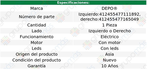 Faro Der O Izq Bmw 320i Del 2013 Al 2015 Depo Foto 4