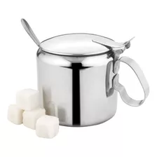 Açucareiro Inox 2 Peças Yazi Cozinha Cafe 