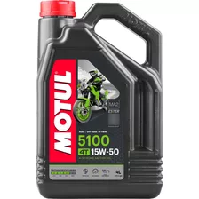 Óleo De Motocicleta Semissintético Motul 4t 5100 15w50 4l