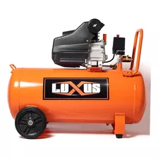 Compresor De Aire Eléctrico Portátil Luxus Eg-ac2100 Monofásico 100l 2.5hp 220v 50hz Naranja