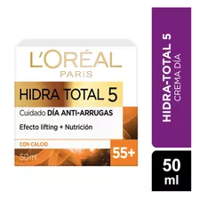 Crema Facial Día L'oreal Hidra Total 5 Anti-arrugas +55 50ml Tipo De Piel Todo Tipo De Piel