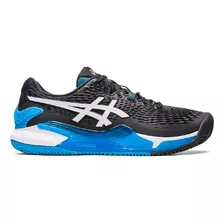 Tênis Asics Gel-resolution 9 Clay Color Black/white - Adulto 42 Br