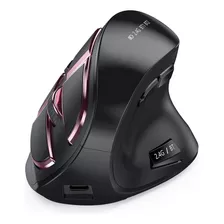 Mouse Ergonomico Vertical Negro Inalambrico 9 Botones