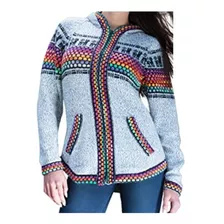 Campera Pancita De Lana De Alpaca - Barro Cocido