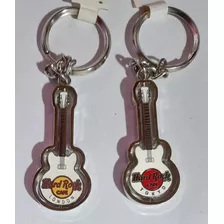 Set De 2 Llaveros Keychain Hard Rock Cafe