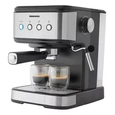 Cafetera Espresso 1,5lts Daewoo Automática Acero Inoxidable!