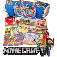 Minecraft 400 Cards = 100 Envelopes Figurinha - Bafo Cartas