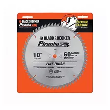 Sierra Circular 10 X 60 D Black & Decker Corte Fino P/stst18