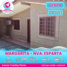 Casa En Venta Urb. Delpfia, Margarita Nva. Esparta 