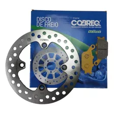 Disco Freio Traseiro Cobreq + Pastilha C/ Abs Honda Xre 300