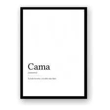 Poster Imprimible Cama Definicion Poster Decorativo Cama