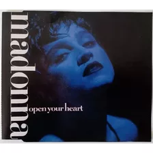 Cd Madonna Open Your Heart Single Importado Alemanha Amarela