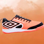 Chuteira Futsal Umbro Pro 5 Bump Original Couro Natural