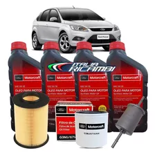 Kit Revisão Troca De Óleo 5w30 Sintético Cada 10.000km Ford Novo Focus 1.6 16v Flex Sigma 2009 2010 2011 2012 2013