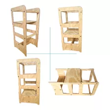 Torre Aprendizagem Montessoriana 4x1 Cadeirão Mesinha Arteir