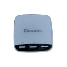 Cargador Qmadix 3 Puertos, 4.4 Amp