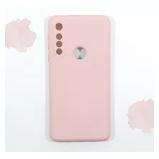 Capa Capinha Compatível Moto G8 Play De Silicone + Película