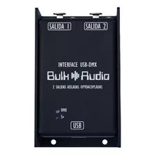 Interfase Usb - Dmx 512 - 2 Salidas Octoacopladas Bulkaudio