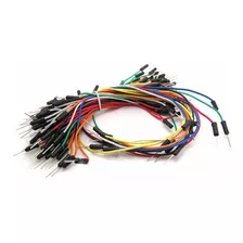 65 Cables Jumper Macho A Macho Para Arduino Protoboard