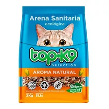 Arena Sanitaria Ecológica Topk9 2kg Aroma Natural - Aquarift