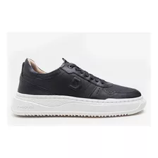 Tenis Masculino Democrata Denim Block Preto Original 240501