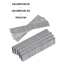 Kit Grampo 90/19 + Grampo 90/40 + Pino F 50 P/ Grampeador