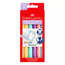 Marcador Faber Castell Fiesta Pastel X 6