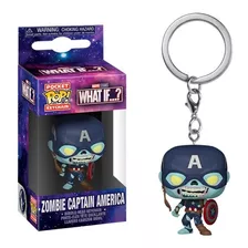 Zombie Captain America What If? Marvelstudios Funko Keychain