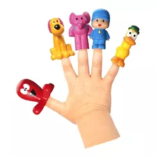 Dedoches Miniaturas Bonecos Pocoyo 5pçs - Lider Brinquedos