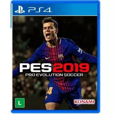 Jogo Mídia Física Pro Evolution Soccer Pes 2019 Para Ps4