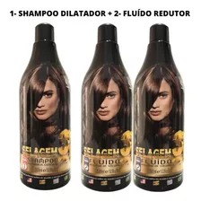 Selagem 3d Únika Beauty Redutor 2 Fluídos + 1 Shampoo 3x1,5l