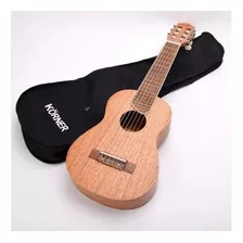 Guitarra De Viaje Guitarlele Korner Caoba 6 Cuerdas C/ Funda